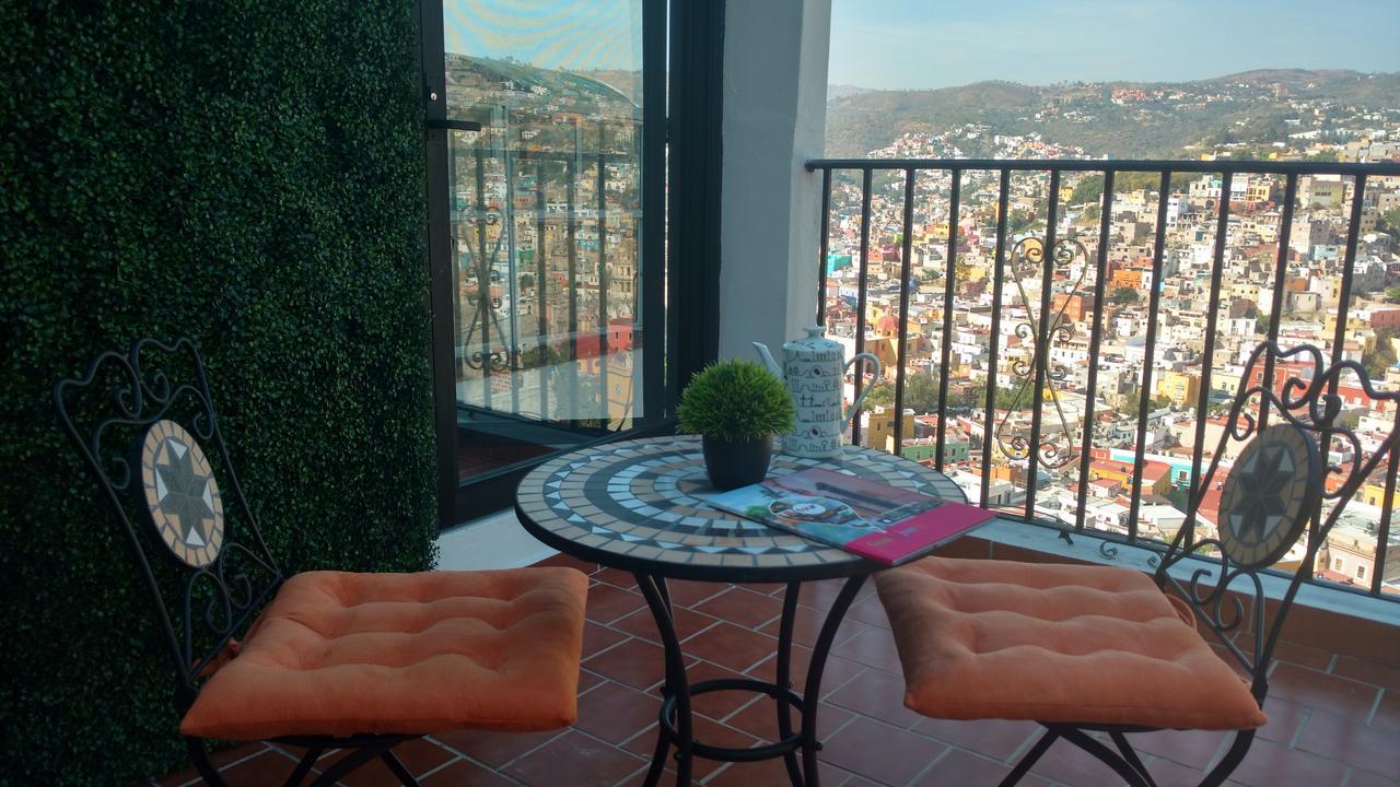 Apartamento Con Terraza A Un Lado Del Monumento Del Pipila Hotel Guanajuato Luaran gambar